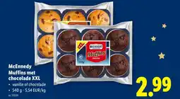 Lidl Muffins met chocolade XXL aanbieding