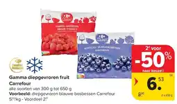 Carrefour Gamma diepgevroren fruit Carrefour aanbieding