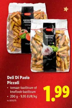 Lidl Deli Di Paolo Piccoli aanbieding