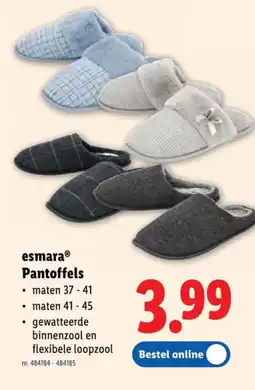 Lidl Pantoffels aanbieding