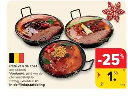 Carrefour Paté van de chef aanbieding