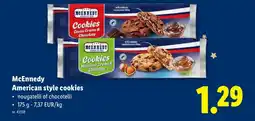 Lidl American style cookies aanbieding