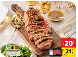 Carrefour Dunne lende zonder been en entrecote van rund Kwaliteitsketen Carrefour aanbieding