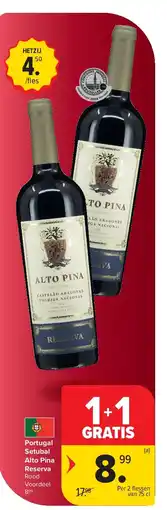 Carrefour Portugal Setubal Alto Pina Reserva aanbieding