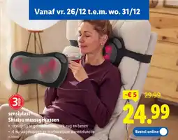 Lidl Shiatsu massagekussen aanbieding