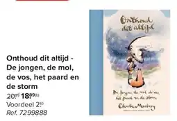 Carrefour Onthoud dit altijd - De jongen, de mol, de vos, het paard en de storm aanbieding