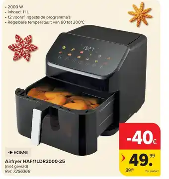 Airfryer HAF11LDR2000-25
