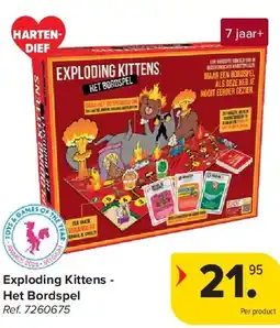 Carrefour Exploding Kittens - Het Bordspel aanbieding