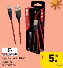 Carrefour Laadkabel USB-C 3 meter aanbieding