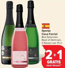 Carrefour Spanje Cava Ferriol aanbieding