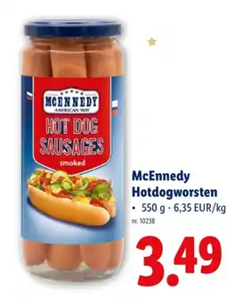 Lidl Hotdogworsten aanbieding