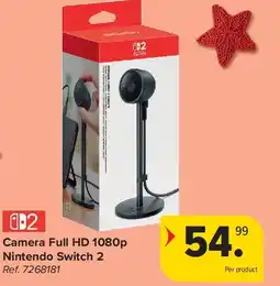 Carrefour Camera Full HD 1080p Nintendo Switch 2 aanbieding