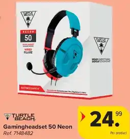 Carrefour Gamingheadset 50 Neon aanbieding