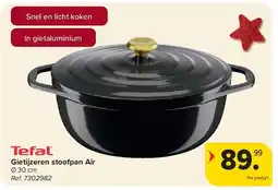 Carrefour Gietijzeren stoofpan Air aanbieding