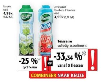 Teisseire volledig assortiment