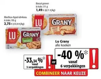 Lu grany alle koeken