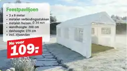 Van Cranenbroek Feestpaviljoen aanbieding