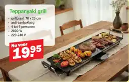 Van Cranenbroek Teppanyaki grill aanbieding