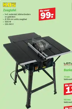 Van Cranenbroek Zaagtafel aanbieding