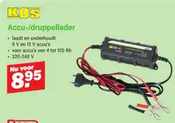 Van Cranenbroek Accu-/druppellader aanbieding