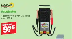 Van Cranenbroek Accutester aanbieding