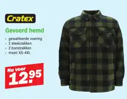Van Cranenbroek Gevoerd hemd aanbieding