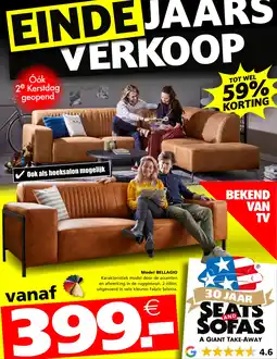 Seats and Sofas Model bellagio aanbieding