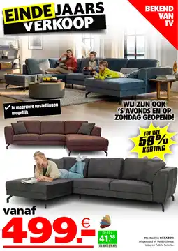 Seats and Sofas Hoeksalon lissabon aanbieding