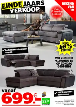 Seats and Sofas Hoeksalon edge aanbieding