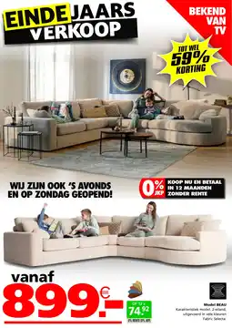 Seats and Sofas Model BEAU aanbieding