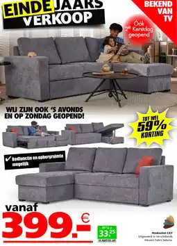Seats and Sofas Hoeksalon lily aanbieding