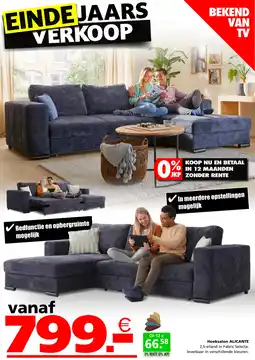 Seats and Sofas Hoeksalon alicante aanbieding