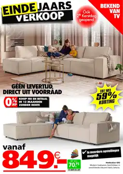 Seats and Sofas Hoeksalon gio aanbieding