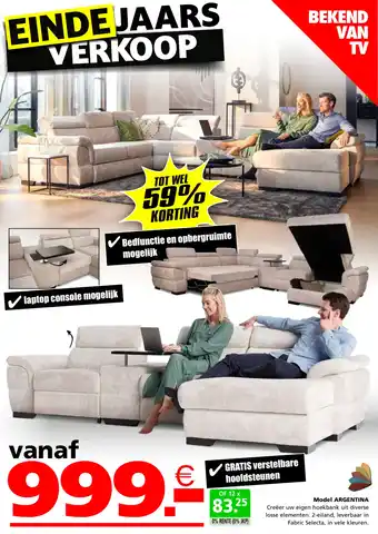 Seats and Sofas Model argentina aanbieding