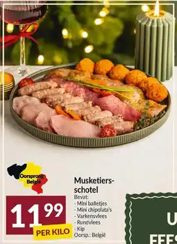 Intermarché Musketiers- schotel aanbieding