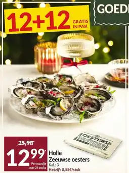 Intermarché Holle zeeuwse oesters aanbieding
