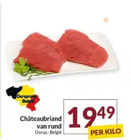 Intermarché Châteaubriand van rund aanbieding