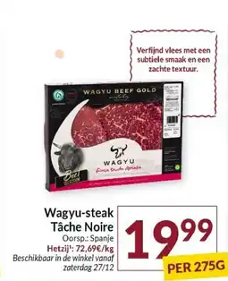 Intermarché Wagyu-steak Tâche Noire aanbieding