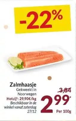 Intermarché Zalmhaasje aanbieding
