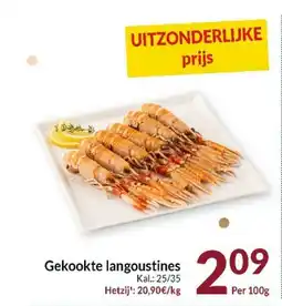 Intermarché Gekookte langoustines aanbieding