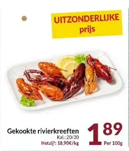 Intermarché Gekookte rivierkreeften aanbieding