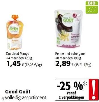 Colruyt Good goût volledig assortiment aanbieding