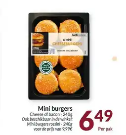 Intermarché Mini burgers aanbieding