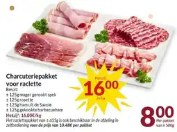 Intermarché Charcuteriepakket voor raclette aanbieding