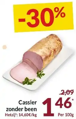 Intermarché Cassler zonder been aanbieding