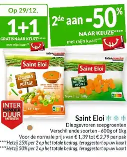 Intermarché Saint Eloi Diepgevroren soepgroenten aanbieding