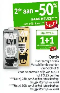 Intermarché Oatly Plantaardige drank aanbieding