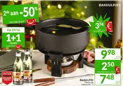 Intermarché Bouton d'Or Fondue-olie In glazen fles aanbieding