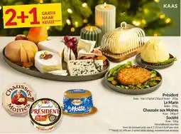 Intermarché Président kaas , Le Marin Boter, Chaussée aux Moines Kaas of Société kaas aanbieding