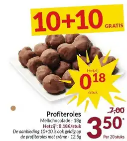 Intermarché Profiteroles Melkchocolade aanbieding